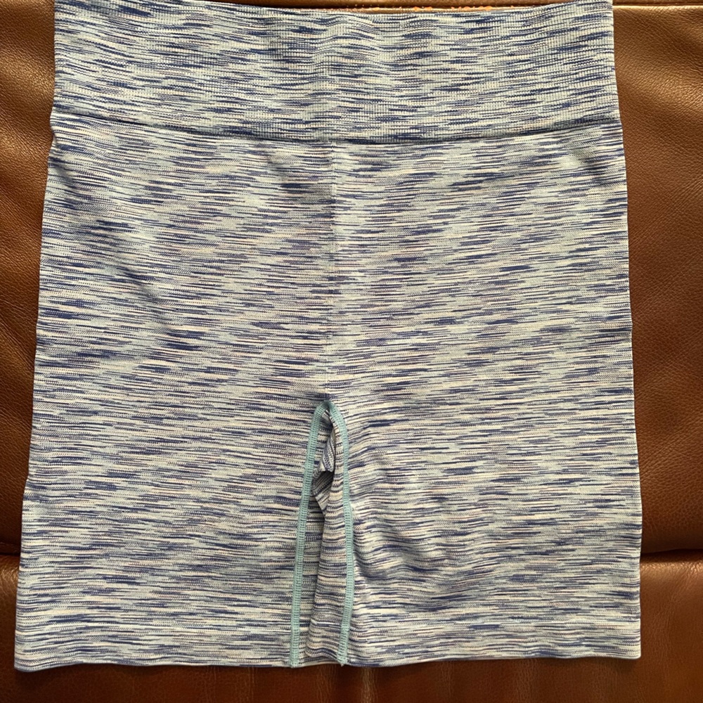 Aerie bike shorts in light blue size large